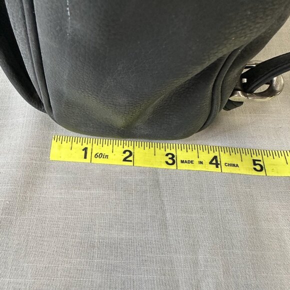 Vintage Nine West Vegan Leather Black Mini Backpack - Picture 14 of 15